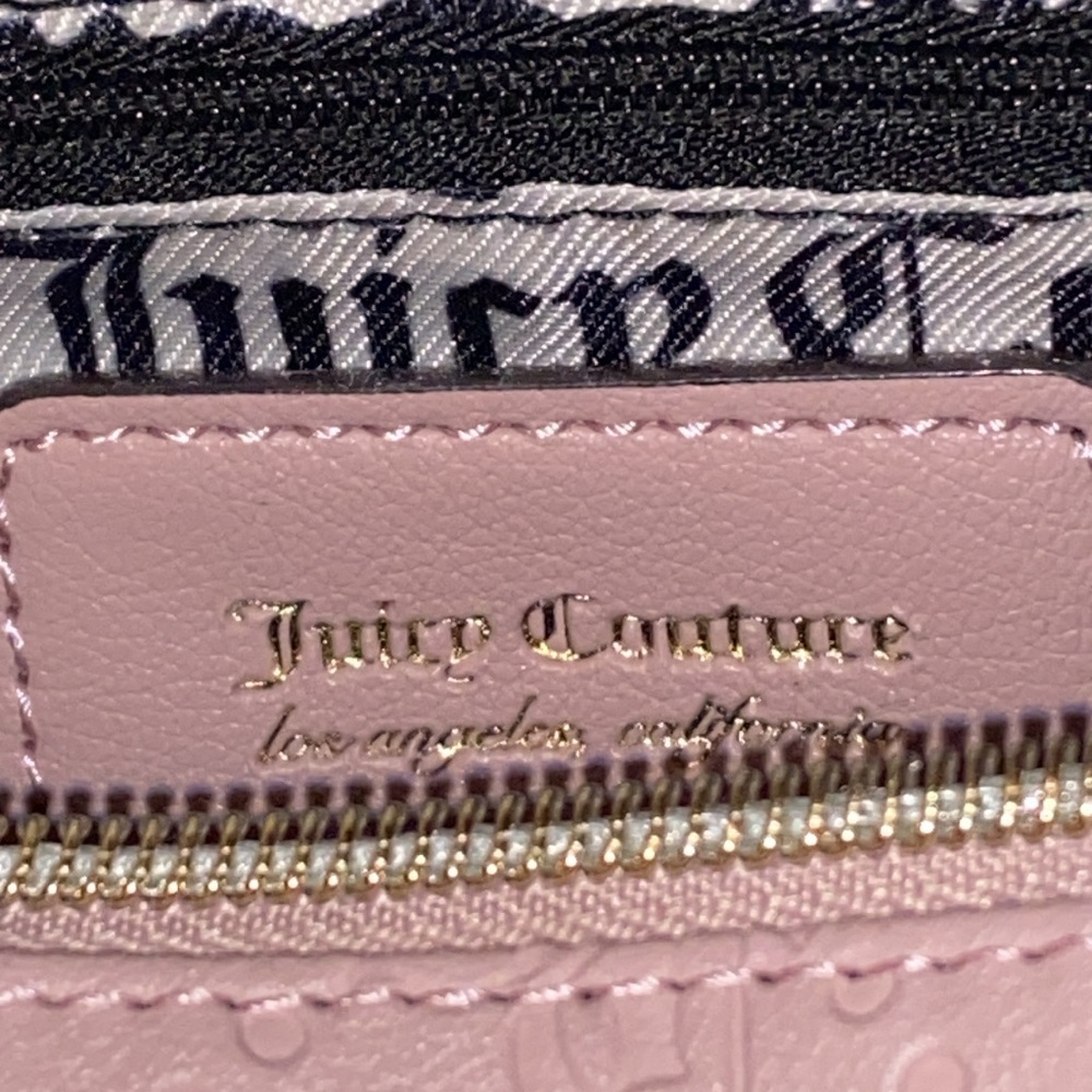 JUICY COUTURE MINI BARREL CROSSBODY BAG DUSTY BLUSH NWT - Picture 4 of 6